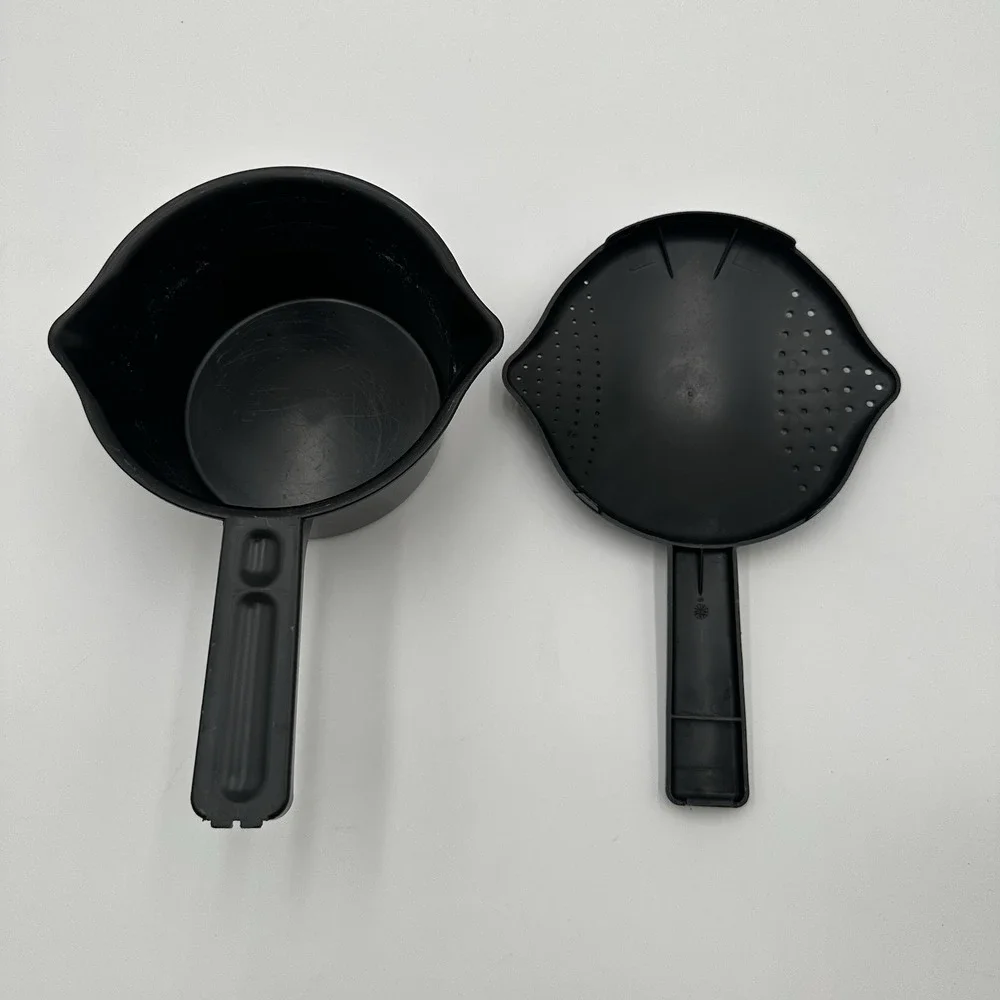 Vintage Pampered Chef 1 Qt Micro-Cooker Microwave Steamer Black USA Made
